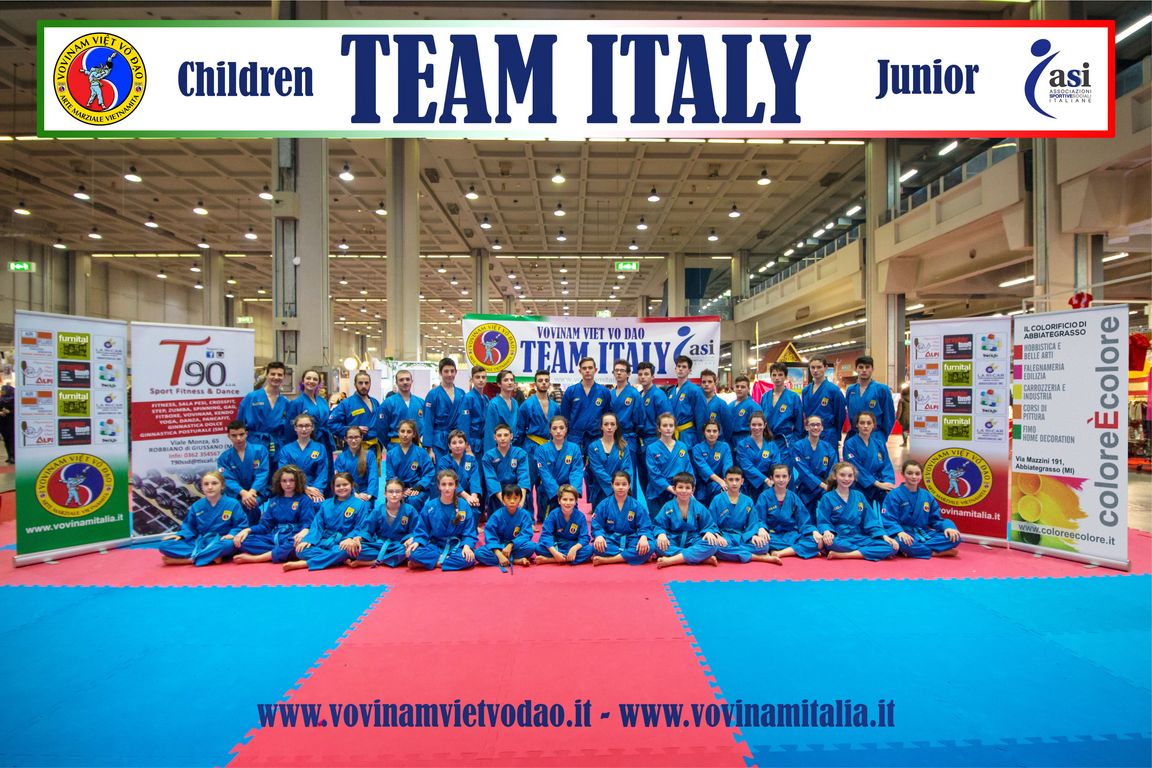 TEAM ITALY VOVINAM 2017 -Junior